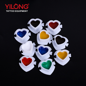 Coppette per Inchiostro da Tatuaggio a Forma di Cuore, 200 Pezzi/Scatola, Accessori Essenziali per il Trucco Permanente - Product Image 4