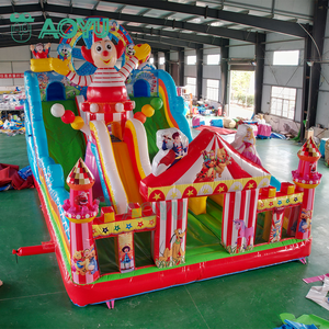 Aoyu Lớn <span class=keywords><strong>Kawaii</strong></span> PVC <span class=keywords><strong>Inflatable</strong></span> Thương Mại Trở Ngại Tất nhiên Bóng Nhà Bị Trả Lại Sân Chơi Trong Nhà Cho Trẻ Em Và Người Lớn - Product Image 1