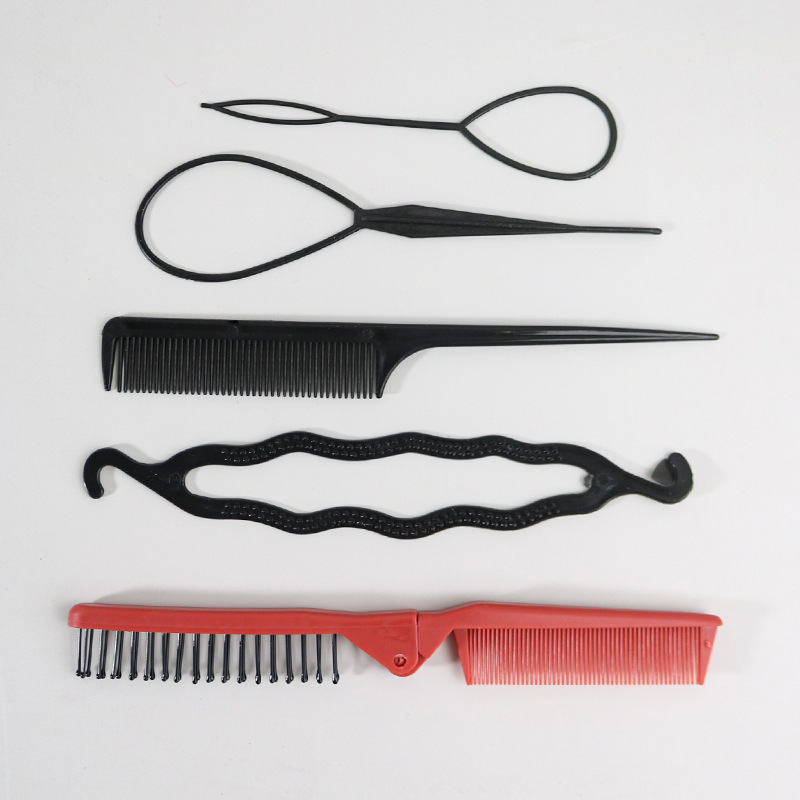 Red foldableing peine + pelo tirar de cuatro piezas conjunto