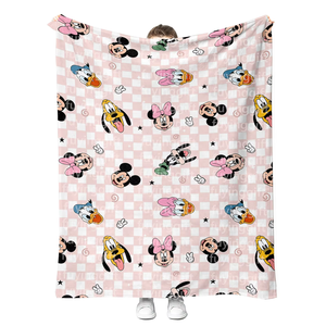 Best Selling Cute Cartoon Animals Children Baby Blanket Customized Sublimation Coral <b>Fleece</b> Flannel Throw Blankets - Product Image 4