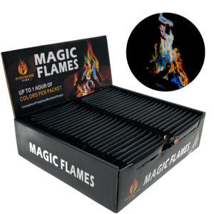 حبيبات تغيير لون النار تدوم حتى ساعة، ألوان زاهية لحفلات التخييم ومواقد النار - Product Image 2