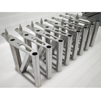 Support de fixation usiné CNC en acier inoxydable 304, usinage de précision sur mesure, cadre de support structurel
