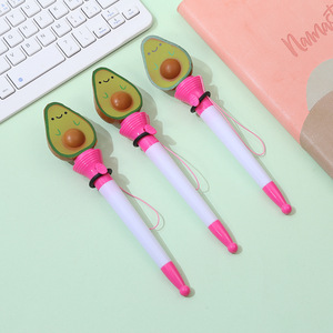 Bolígrafo de juguete promocional con logotipo personalizado, bolígrafo de fruta, <span class=keywords><strong>aguacate</strong></span>, divertido, interesante, bonito bolígrafo Kawaii para papelería - Product Image 1