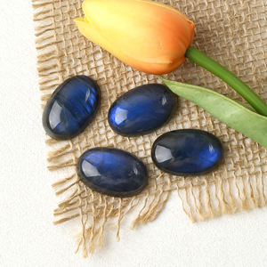 พลอยลาบราโดไรต์ธรรมชาติคุณภาพสูง รูปทรงไข่ แบบคาโบชอง ปรับขนาดได้ เหมาะสำหรับทำเครื่องประดับ - Product Image 3