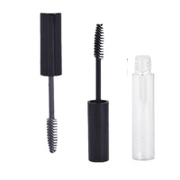 Flacon vide de luxe en PET pour mascara, eye-liner noir, et sérum de croissance des cils, avec brosse applicatrice – Tube de mascara rechargeable