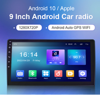 Navigation GPS universelle 2 Din, écran IPS 2.5D pour voiture, 9 pouces, 1+16G, autoradio Android avec BT Carplay