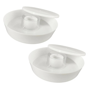 Mangeoire à abeilles ronde rapide pour ruches Mangeoire à abeilles supérieure en plastique blanc pour ruches Langstroth - Product Image 2
