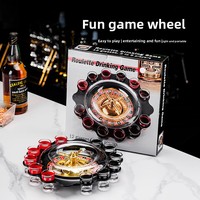 Roulette russe en plastique 12 coupes pour jeu de boisson, jouet de fête pour bar et KTV avec verres à shot assortis, jouets promotionnels
