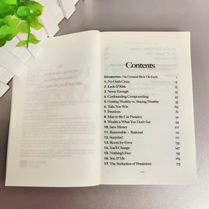 La <span class=keywords><strong>psychologie</strong></span> de l'argent, édition anglaise de Morgan Housel - Formation à la mentalité investissante, livre sur les finances personnelles, idée de cadeau pour les fêtes - Product Image 5