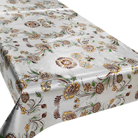 Nappe de Table en plastique, couverture de Table en Pvc, rouleau de vinyle jetable, protecteur Transparent, vente en gros