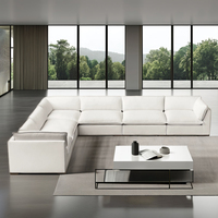 Ensemble de canapés de luxe contemporains FERLY, meubles de salon, canapé modulaire en forme de L