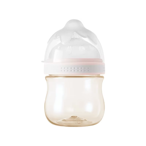 Botellas de vidrio para bebés, juego de 120ML, biberón de vidrio de borosilicato ecológico para recién nacidos, botella de vidrio para leche con chupete - Product Image 5