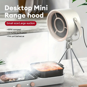 New USB Desktop Range Hoods Portable Exhaust <b>Fan</b> Small <b>Kitchen</b> Hood <b>Extractor</b> Barbecue Large Suction Cooker Hood - Product Image 3