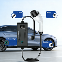 Nouveau chargeur EV portable 3,5 kW 16A Plug and Play, étanche IP65 avec écran LCD, contrôle par application, garantie de 18 mois