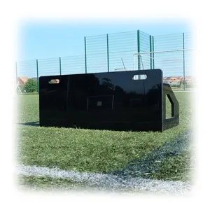Conseil pliable de rebondisseur de football de football de panneau résistant à l'usure de HDPE pour la formation