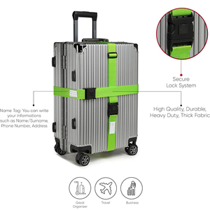 Bán Buôn Biểu Tượng Tùy Chỉnh Du Lịch Có Thể Điều Chỉnh Vành Đai Hành Lý <span class=keywords><strong>Nylon</strong></span> Vải Dây Đeo Hành Lý - Product Image 6