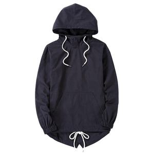Sudadera con capucha de alta calidad para hombre, sudadera de algodón negro personalizada, sudadera de manga larga con estampado de lana lisa, Sudadera con capucha en blanco sin etiquetas - Product Image 1