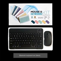 Tasso Slim Mini Wireless 10-inci 78-Tombol 3000-DPI Set Keyboard Mouse untuk Laptop Desain Ultra Tipis Tersedia di Stok