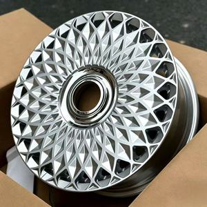 Rines CF Forjados Personalizados de 18 19 20 21 22 Pulgadas con Diseño de Malla Pulida 5x114.3 5x120 para Buick Gl8, Gac Trumpchi <span class=keywords><strong>M8</strong></span>, Benz Maybach - Product Image 2
