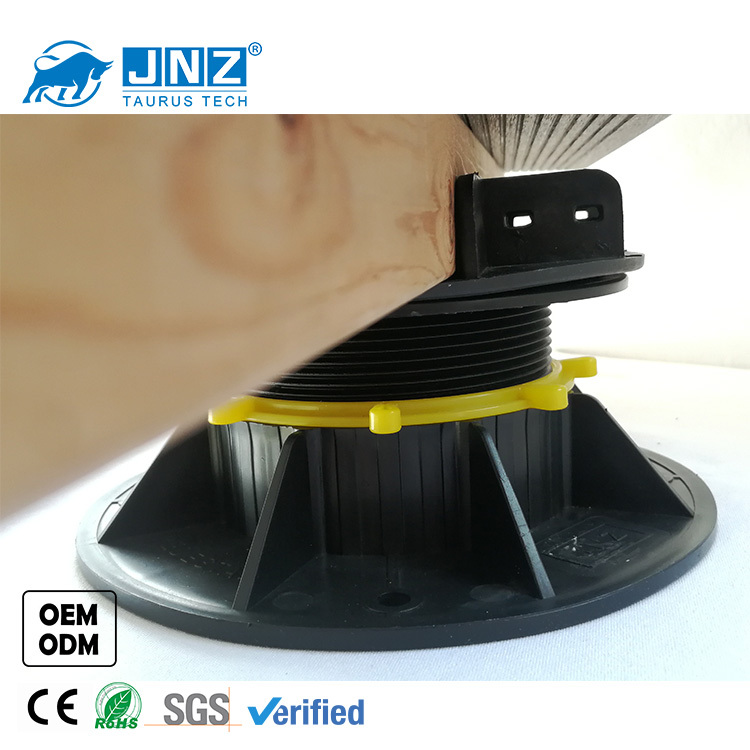 JNZ factory wholesale garden adjustable decking pedestal for wooden Joist