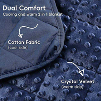 Manta Ponderada Personalizada OEM ODM de 10 lb (40x60 pulgadas) para Calma Sensorial en Dormitorio, Guardería, Hogar, Viajes, Servicio y Venta al por Mayor