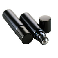 Fournisseur RUIPACK OEM 5ml 10ml Bouteilles en verre à revêtement UV avec billes roulantes en acier inoxydable/Bouteille de parfum à bille