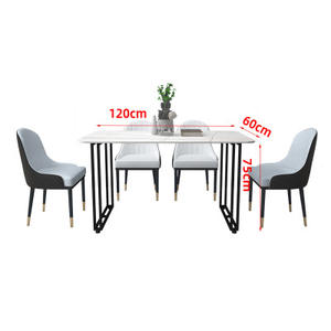 BOTON STONE Salle à <span class=keywords><strong>manger</strong></span> italienne de luxe Maison moderne <span class=keywords><strong>ardoise</strong></span> blanche <span class=keywords><strong>Manger</strong></span> dessus de salle à <span class=keywords><strong>manger</strong></span> en marbre - Product Image 5