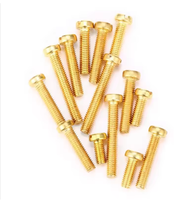 Baut Kepala Tombol Baja Tahan Karat YPH SS304 SS316 A286 Polos Poles dengan Slot DIN85