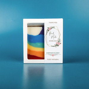 Women's Day New Year Company Annual Meeting Handmade <strong>Rainbow</strong> Bar <strong>Soap</strong> Solid Herbal Bridesmaids Ceremonies-38 Wholesale Pieces - Product Image 1