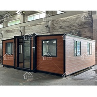 Maison mobile portable détachable de 20 pieds et 40 pieds, simple et pratique