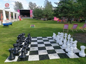 Jeux d'échecs en pierre naturelle <span class=keywords><strong>de</strong></span> luxe sur mesure, grands, d'extérieur, bon marché, pièces d'échecs en marbre avec plateau - Product Image 5