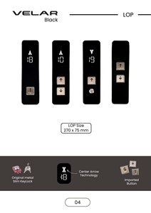 Panel de Llamada Moderno para Ascensor HOP LOP OEM ODM, Diseño Personalizado, Proveedor de Sistemas de Operación para Elevadores de Pasajeros - Product Image 5