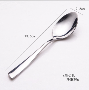 Cuillère et fourchette en acier inoxydable pour camping en plein air, formation des étudiants, nouveau séminaire, distribution de nourriture, sûres pour les contacts alimentaires et saines - Product Image 2