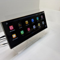 Système multimédia automobile Linux à démarrage rapide 12,3 15,8 pouces avec CarPlay sans fil Android Auto pour Audi Q5 8R 2009-2017 Écran tactile IPS