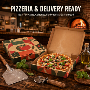 Boîte <span class=keywords><strong>à</strong></span> pizza personnalisée imprimée, boîte d'emballage en carton ondulé jetable pour pizzeria, <span class=keywords><strong>restaurant</strong></span>, vente <span class=keywords><strong>à</strong></span> <span class=keywords><strong>emporter</strong></span>, vente en gros - Product Image 3