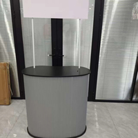 Stand de comptoir promotionnel pliable en PP de haute qualité, personnalisable, portable, réutilisable, pour salon professionnel en extérieur