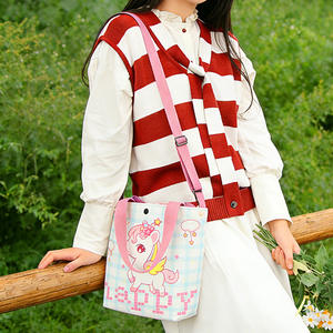 Bolsas de Compras Reutilizables al por Mayor, Bolsas de Tela de Algodón Blancas, Negras y Rosas - Product Image 6