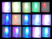 Sonnette lumineuse 3d sans fil avec flash, vibration de réveil