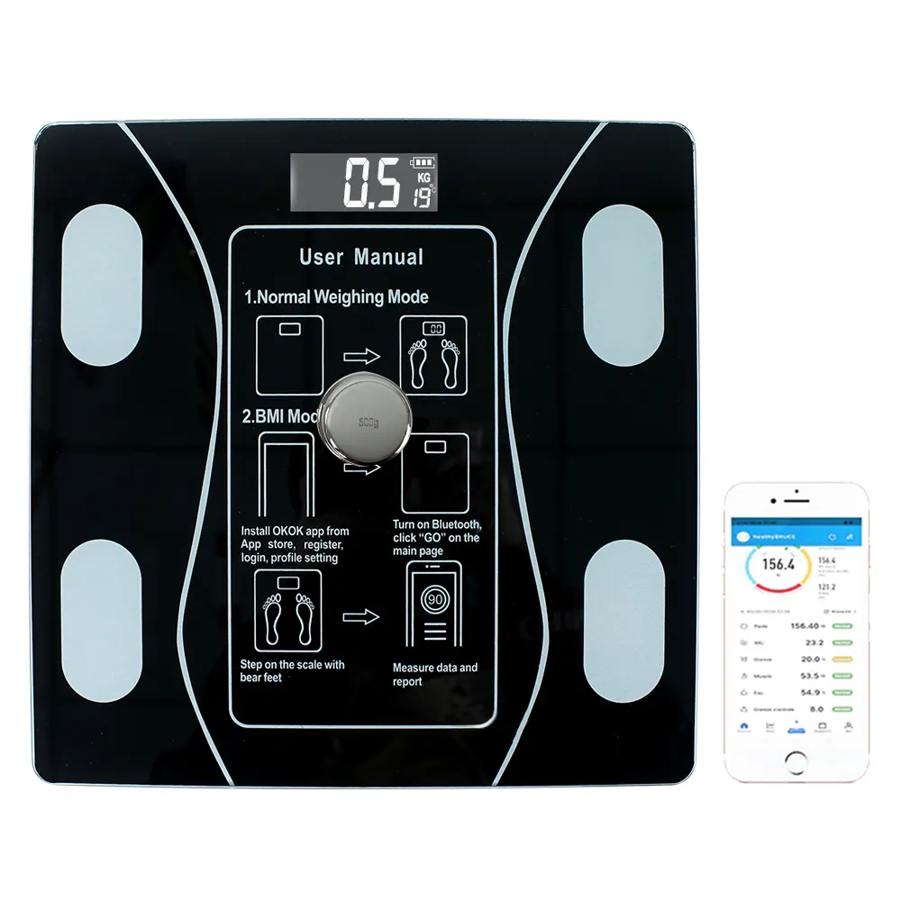 Household Body Composition Scales Body Fat Smart Scale