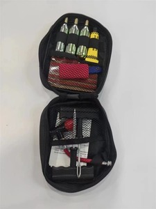 Kit de réparation d'urgence <span class=keywords><strong>pour</strong></span> pneus de vélo de <span class=keywords><strong>route</strong></span> et moto, gonfleur portable <span class=keywords><strong>pour</strong></span> <span class=keywords><strong>cartouche</strong></span> de <span class=keywords><strong>CO2</strong></span> 16g, <span class=keywords><strong>pour</strong></span> pneus tubeless - Product Image 2