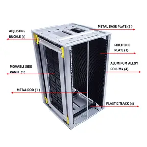 Portariviste Leenol Esd/Rack di stoccaggio Pcb per linea di produzione SMT