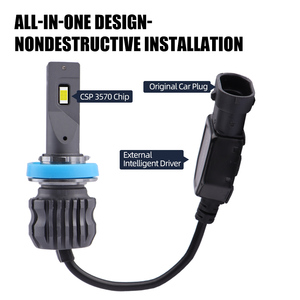 Nuevos Kits de Bombillas LED para Automóvil, 6000K, 8000LM, 80W, Kit de Conversión de Luces para Automóvil, H1, H3, H4, H7, 9005, 9006, 9012, Faros Delanteros LED - Product Image 2