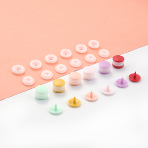 Tùy Chỉnh Kích Thước 20Mm Bé Quần Áo Snap Nút 4 Phần Đầy Màu Sắc Nhựa Với Mạ Kỹ Thuật Có Thể Giặt Nhà Cung Cấp - Product Image 3