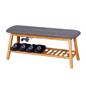 Chaise moderne pour changer de chaussures, rangement, banc à chaussures <span class=keywords><strong>d</strong></span>'<span class=keywords><strong>entrée</strong></span> <span class=keywords><strong>avec</strong></span> siège, banc à chaussures en bambou, meubles de salon - Product Image 5