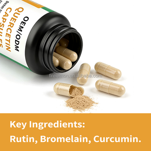 Капсулы с кверцетином, рутином, бромелайном и куркумином, 90 штук, OEM/ODM, растительная добавка для взрослых - Product Image 4