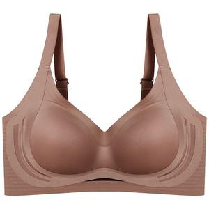 Sujetador de Copa 3/4 Ultrafino con Push-Up en Forma de V, de Seda Helada, Cómodo, Sin Costuras, Inalámbrico, Transpirable, de Alta Calidad, con Pedrería - Product Image 1