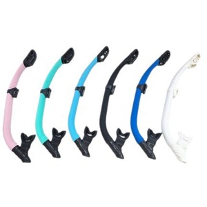 Tube respiratoire semi-sèche en silicone durable unisexe pour la natation et l'entraînement des adultes - Product Image 2