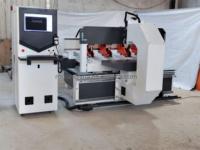Routeur CNC de 150 mm d'épaisseur pour la découpe du bois massif, moteur NC Studio PLC 9KW+2.2KW, puissance du broche pour le traitement des meubles européens