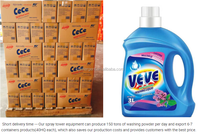 Lessive liquide jetable écologique en gros, prix usine, pour vêtements, marque OEM personnalisée, vente chaude