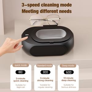 Nettoyeur à ultrasons numérique entièrement automatique pour la maison avec UV, pour prothèses dentaires, montres, lunettes et bijoux - Product Image 3